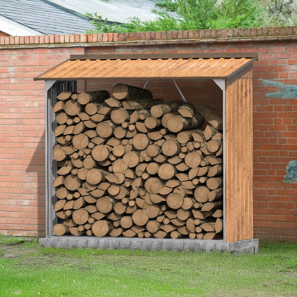 Coola Metal WoodStore 6×2 Log Store - CoolaLiving.ie - %image_id%