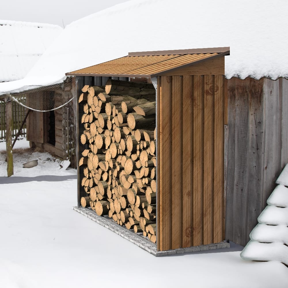 Coola Metal WoodStore 6×2 Log Store - CoolaLiving.ie - %image_id%