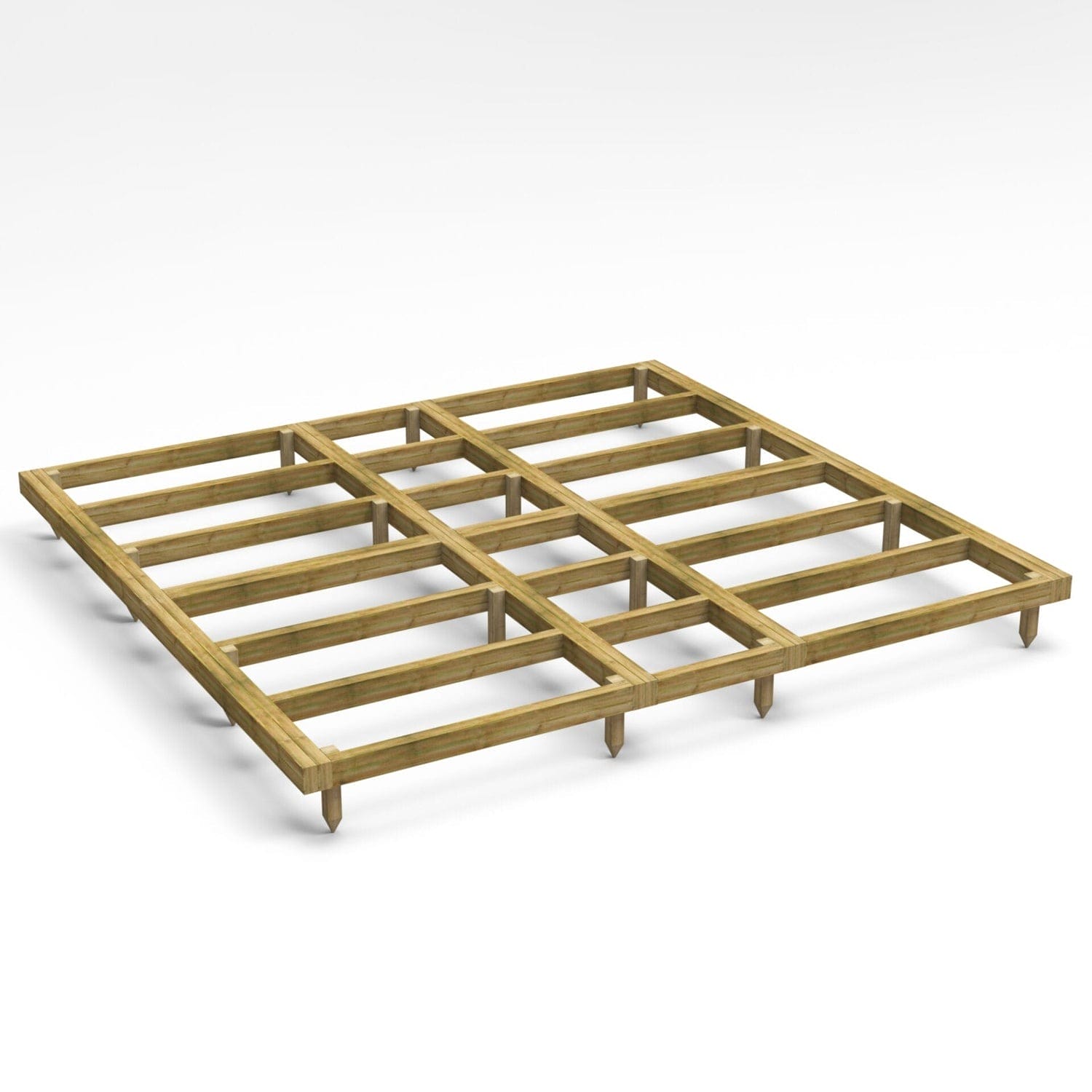 UC4 Timber Base for a 10x10 Timber Garden Shed - CoolaLiving.ie - %image_id%