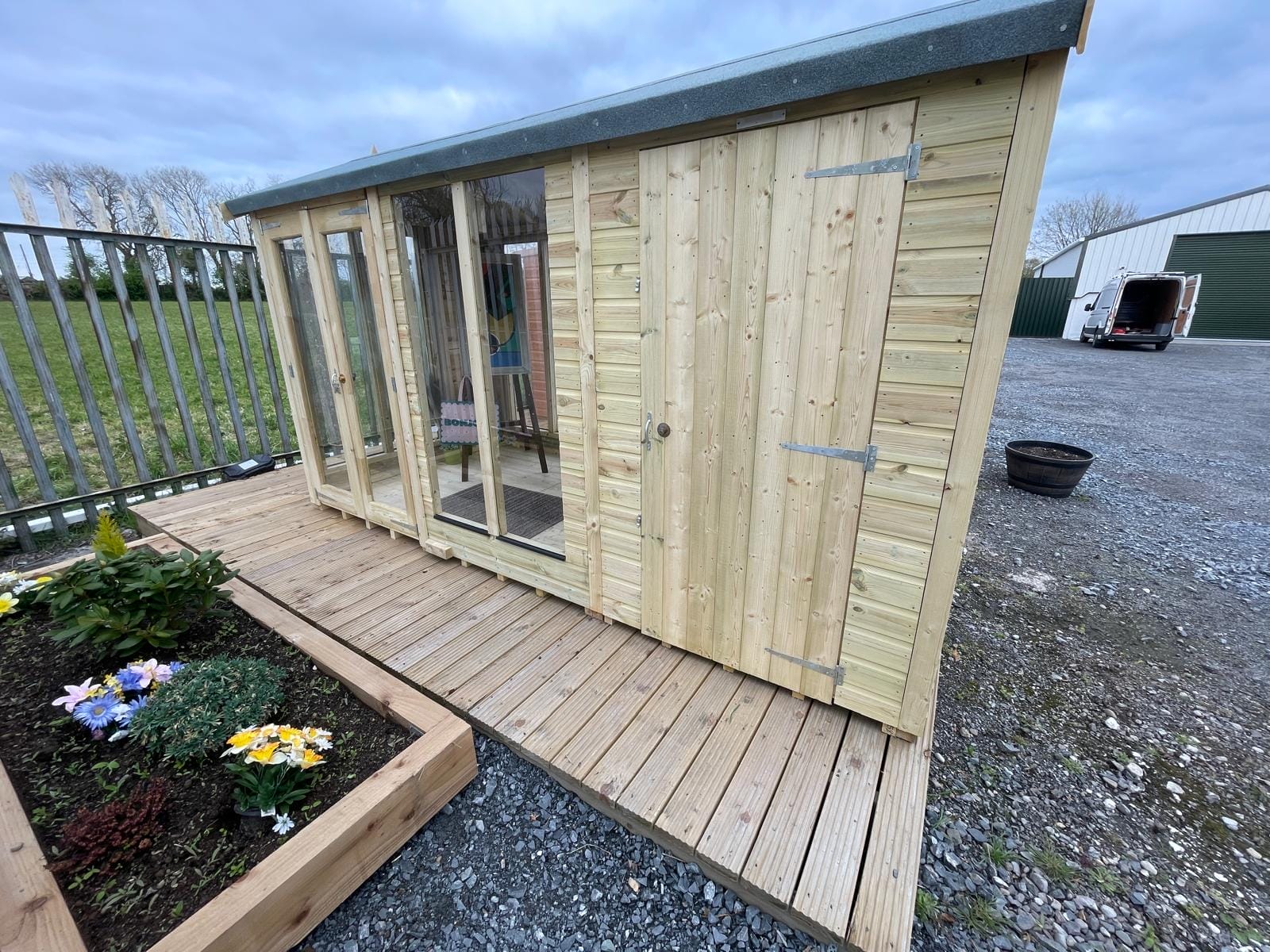 12x6 Premium Combi Summerhouse Shed - CoolaLiving.ie - %image_id%