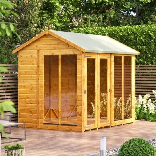 8x6 Apex Timber Summerhouse - CoolaLiving.ie - %image_id%