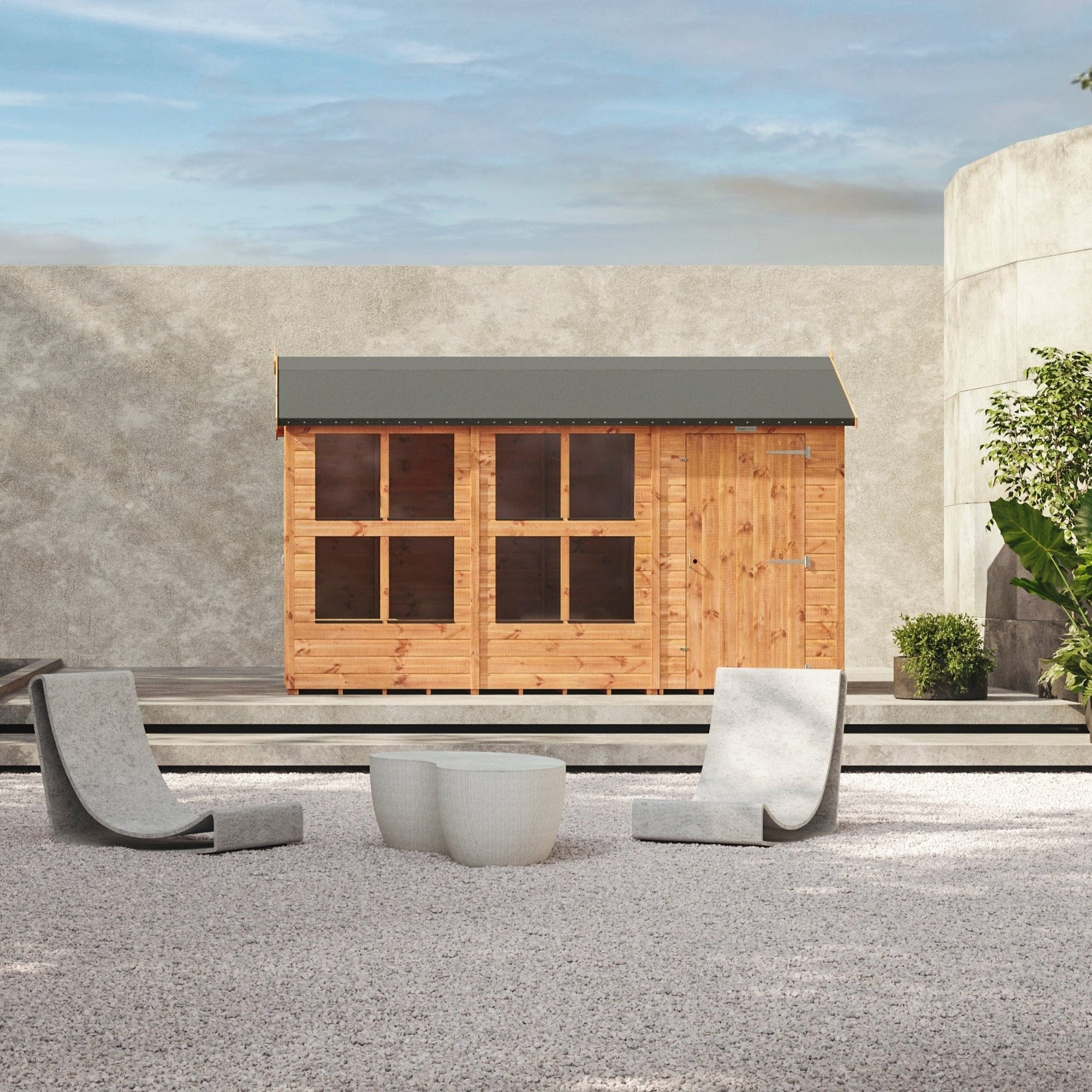 12x6 Deluxe Potting Shed with a 4 Foot Store - CoolaLiving.ie - %image_id%