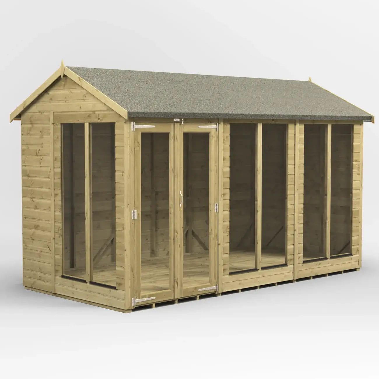 12x6 Premium Apex Pressure Treated Summerhouse - CoolaLiving.ie - %image_id%