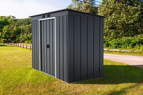 8x4 ECO Pent Steel shed - CoolaLiving.ie - %image_id%