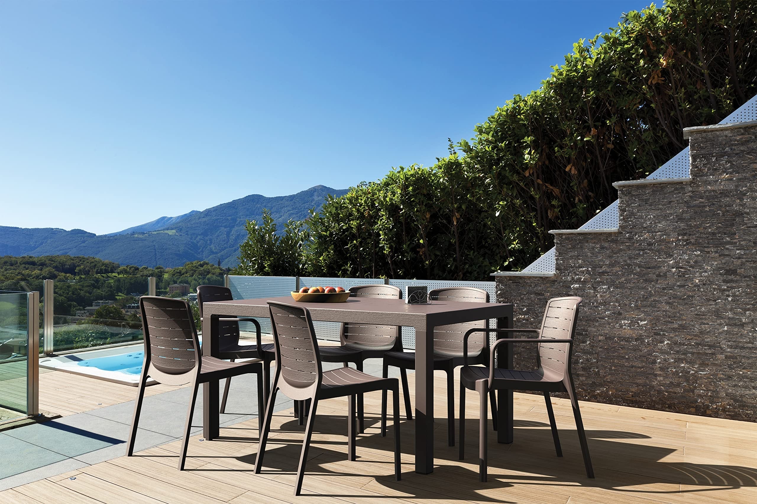 Cedargrain outdoor dining set - CoolaLiving.ie - %image_id%