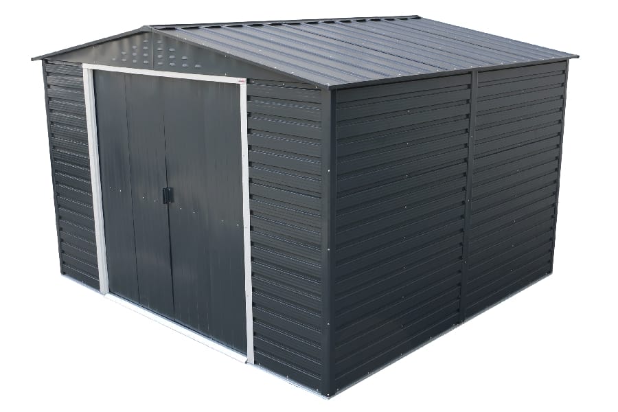 Alpine 10x10 Grey Steel Shed - CoolaLiving.ie - %image_id%