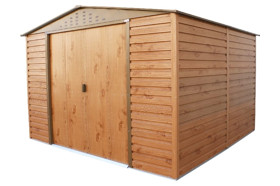 Alpine 10x10 Brown Steel Shed - CoolaLiving.ie - %image_id%