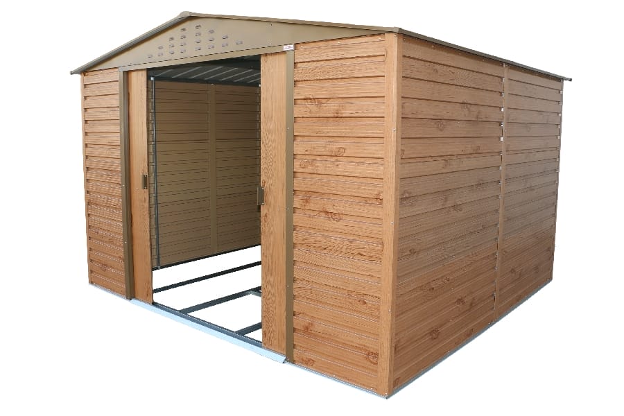 Alpine 10x10 Brown Steel Shed - CoolaLiving.ie - %image_id%