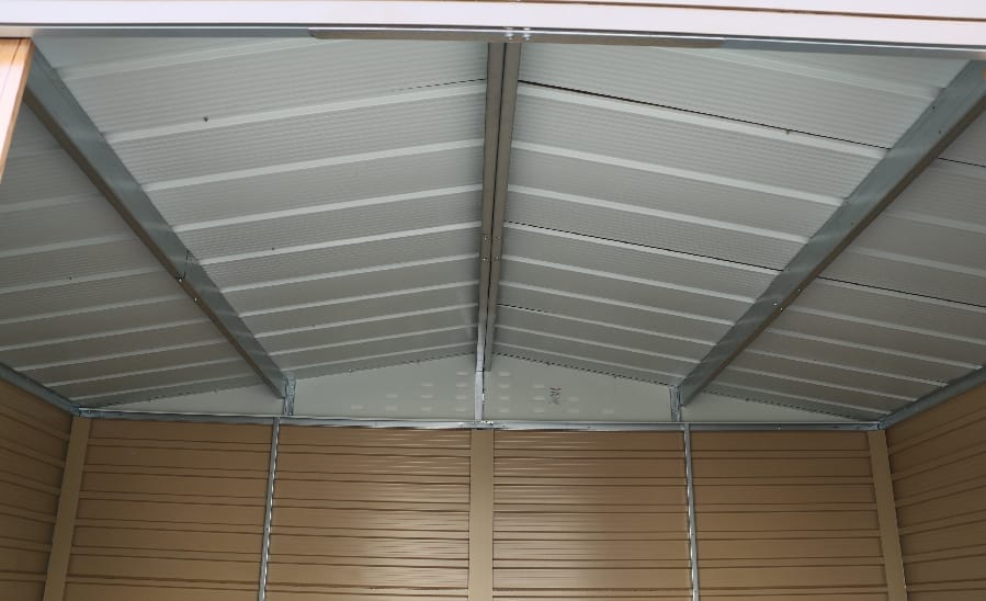 Alpine 10x8 Brown WG Steel Shed - CoolaLiving.ie - %image_id%