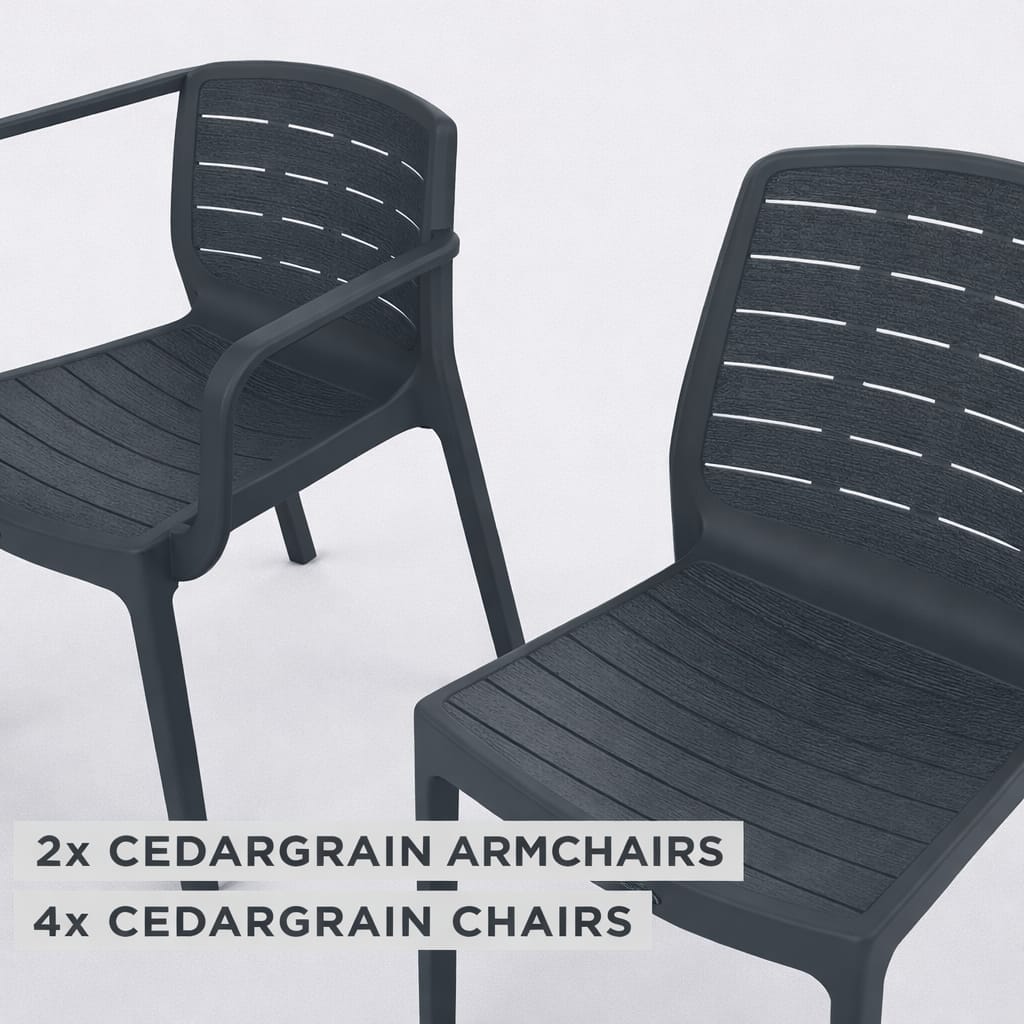 Cedargrain outdoor dining set - CoolaLiving.ie - %image_id%