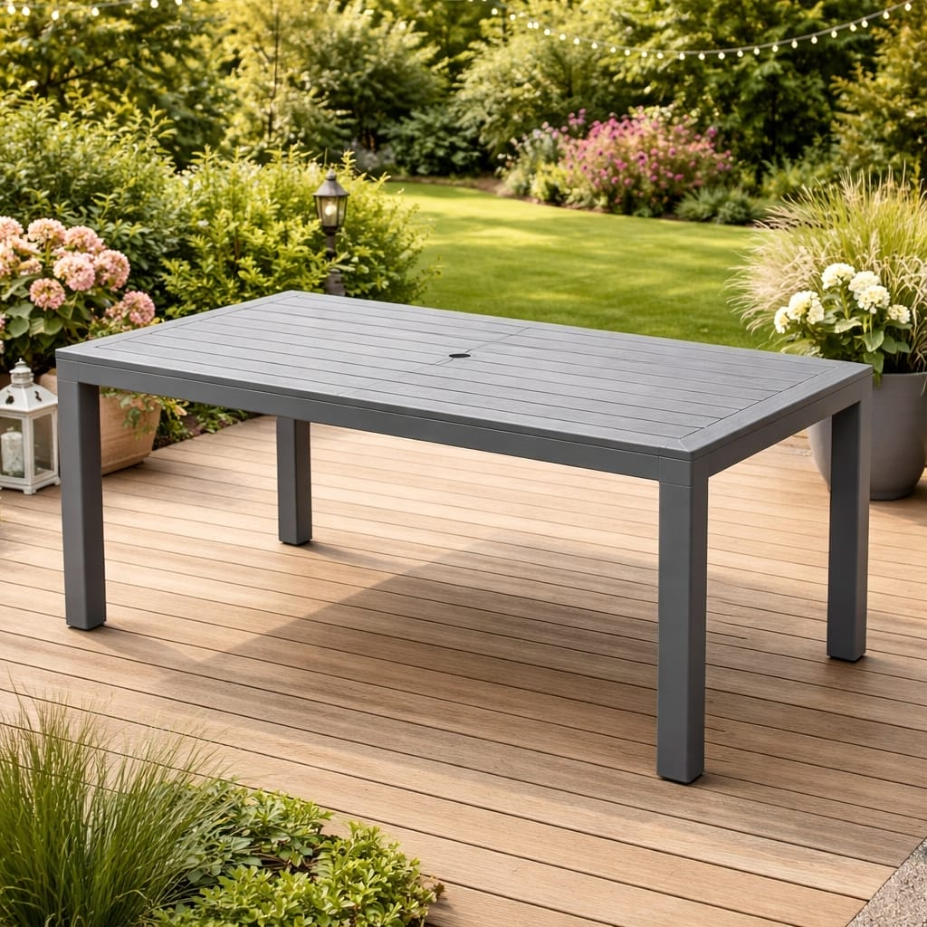 Cedargrain garden table grey - CoolaLiving.ie - %image_id%