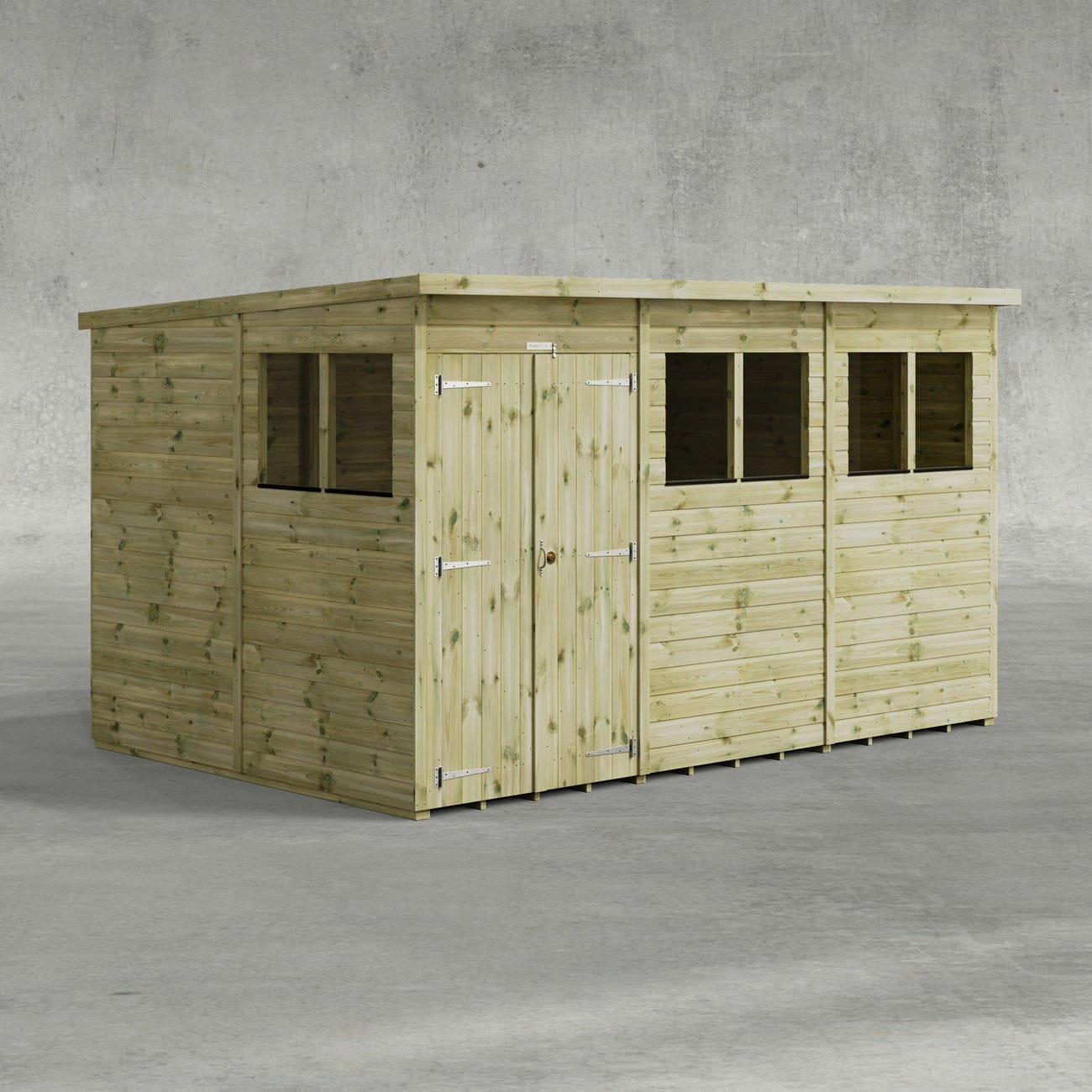 12x8 Premium Pent Garden Shed - CoolaLiving.ie - %image_id%