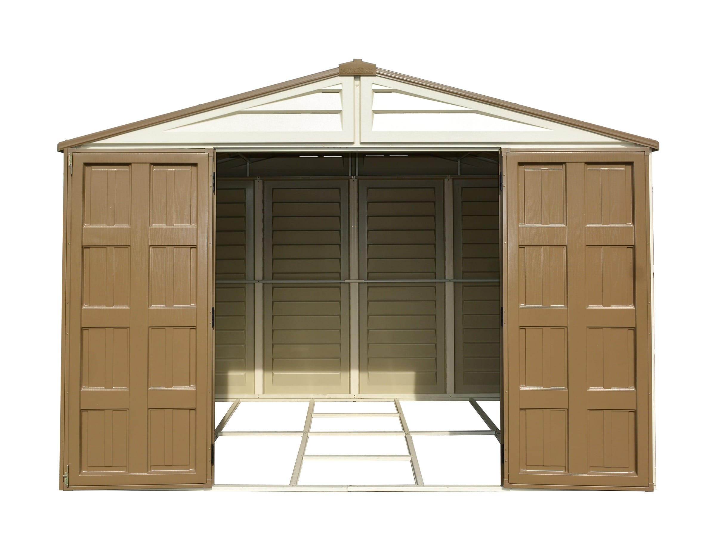 10×8 Duramax WoodBridge Plus Vinyl Shed - CoolaLiving.ie - %image_id%