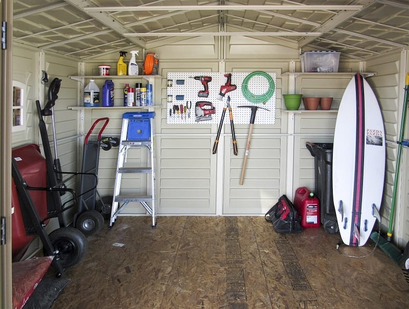 10×8 Duramax WoodBridge Plus Vinyl Shed - CoolaLiving.ie - %image_id%