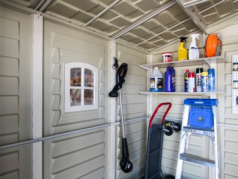 10×8 Duramax WoodBridge Plus Vinyl Shed - CoolaLiving.ie - %image_id%