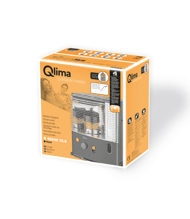 Qlima 2.4kw Radiant Wick ROLF Paraffin Heater R4224S - CoolaLiving.ie - %image_id%