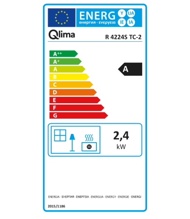 Qlima 2.4kw Radiant Wick ROLF Paraffin Heater R4224S - CoolaLiving.ie - %image_id%
