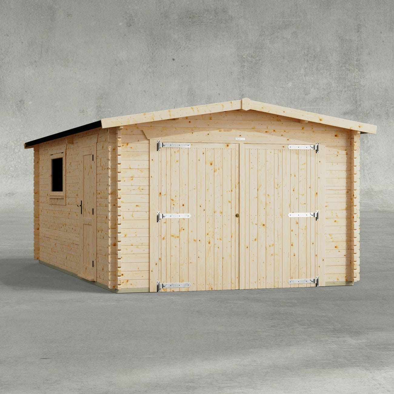 44mm log cabin garage - CoolaLiving.ie - %image_id%