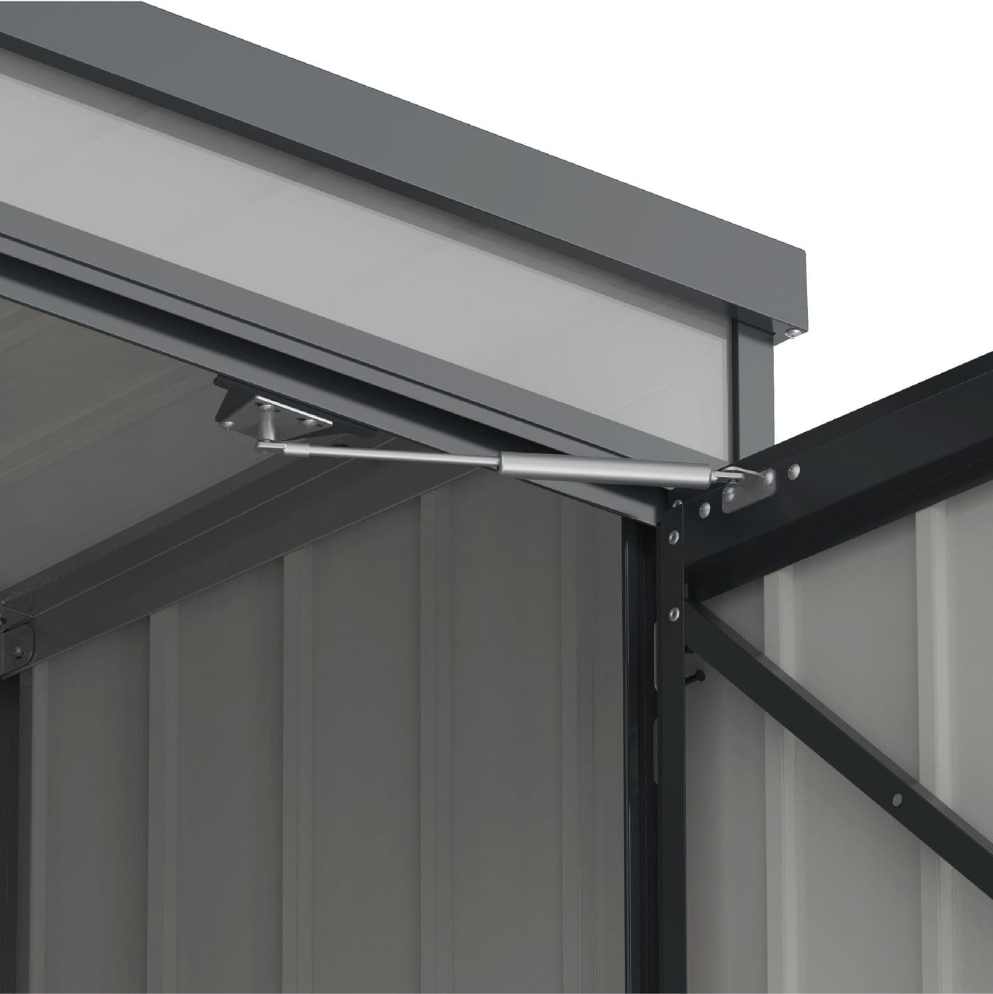 Palladium 5x2 Metal Garden Shed Cabinet - CoolaLiving.ie - %image_id%